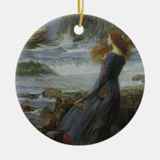 Miranda Ceramic Ornament (Front)