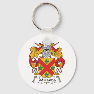Miranda Family Crest Keychain