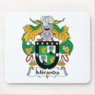 Miranda Family Crest Mouse Pad