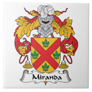 Miranda Family Crest Tile