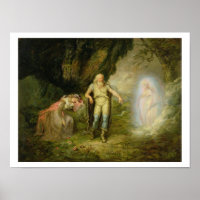 Miranda, Prospero and Ariel, from 'The Tempest' by
