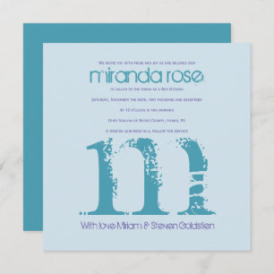 Miranda Rose -  Bat Bar Mitzvah Invitation