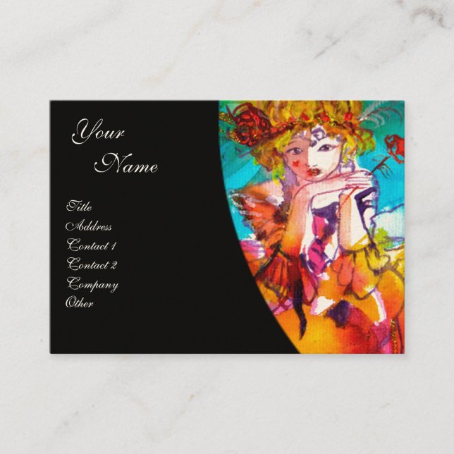 MIRANDOLINA  / Performing  Arts ,Costume Designer Business Card (Front)