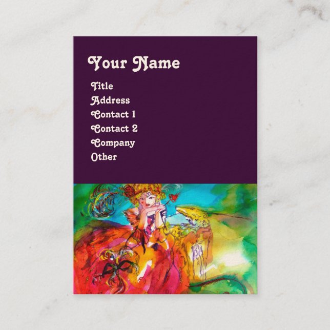 MIRANDOLINA  / Performing  Arts ,Costume Designer Business Card (Front)