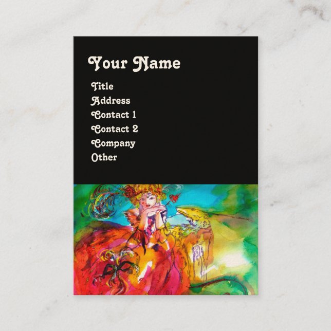 MIRANDOLINA  / Performing  Arts ,Costume Designer Business Card (Front)