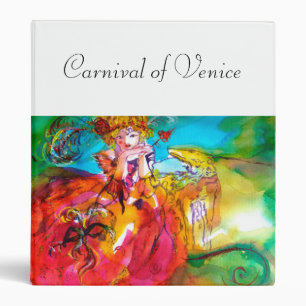 MIRANDOLINA ,Venetian Carnival Masks Binder