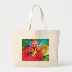 MIRANDOLINA  / Venetian Carnival Masks Large Tote Bag