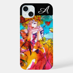 MIRANDOLINA / Venetian Carnival Masks Monogram iPhone 15 Plus Case