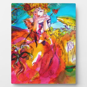 MIRANDOLINA / Venetian Carnival Masks Plaque