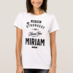 Miriam Personalized Name Birthday Gift T-Shirt