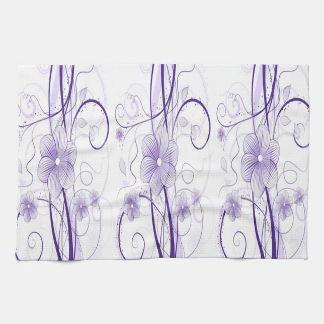 Miriam Purple Towel (Horizontal)