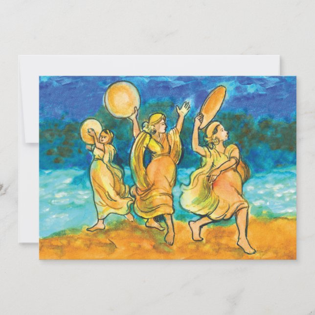 Miriam’s Song of the Sea Holiday Card (Front)