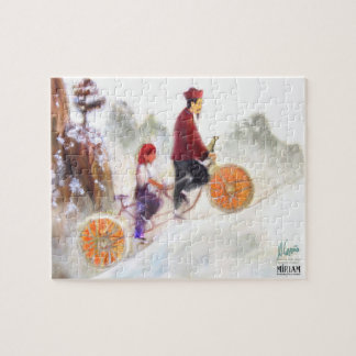 Miriam - tandem cycle with Liu Xiang Jigsaw Puzzle