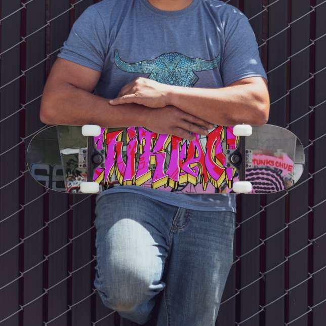 Mirian Graffiti Custom Personalized Skateboard (Outdoor 3)