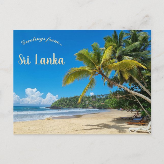 Mirissa Sri Lanka Postcard (Front)