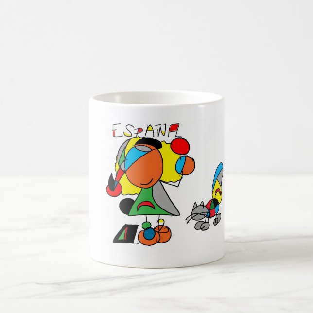Miro girl coffee mug (Center)