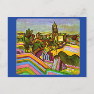 Miro, Prades Le Village, Carte Postale de Peinture