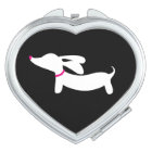 Miroir compact Dachshund
