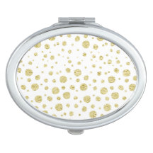 Miroir compact Gold Confetti