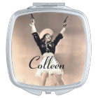 Miroir compact occidental vintage