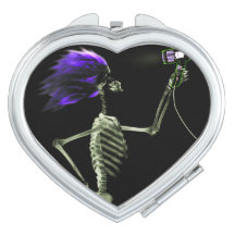 Miroir compact pour cheveux à lessive X-Ray