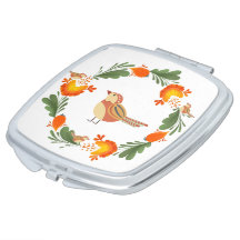 Autumn Bird Folk Art