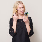 Drapeau LGBT vibrante parties scintillant arc-en-c