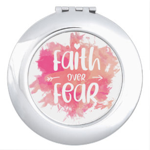 Miroir De Poche Faith Over Fear