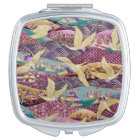 Grues japonaises Design traditionnel violet