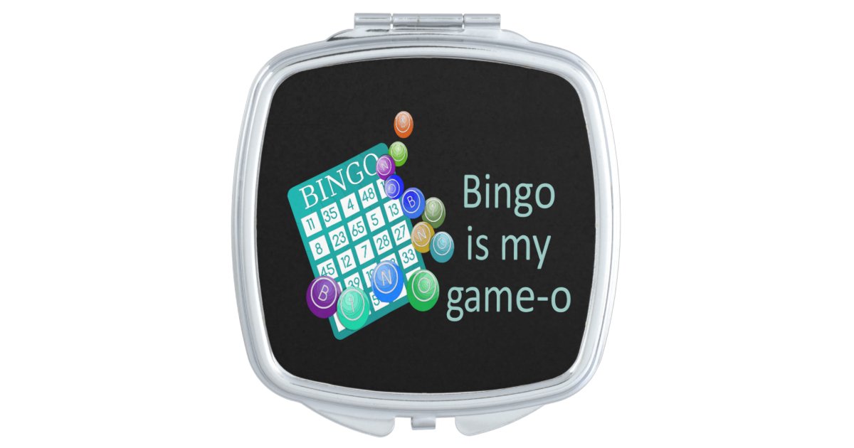 Miroir De Poche Le Bingo Test Est Ma Citation Drole De Jeu O Zazzle Ca