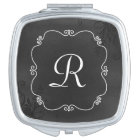 Monogramme vintage Monographie de tableau noir