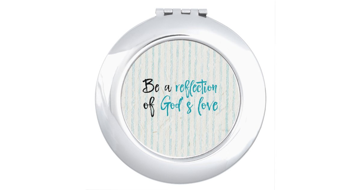 Miroir De Poche Reflexion De La Citation De L Amour De Dieu Zazzle Ca