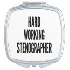 Stenographe de travail dur