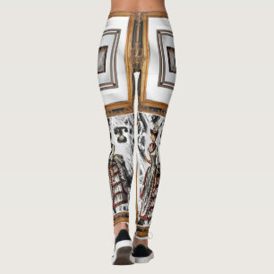 miroir noir leggings long adolescent