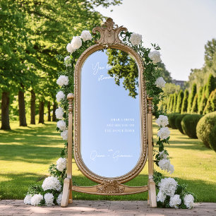 Miroir Selfie Autocollant de panneau de bienvenu