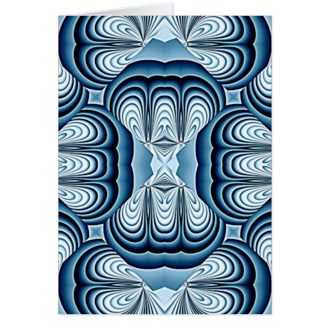 Miroirs Abstraits bleus (Devant)