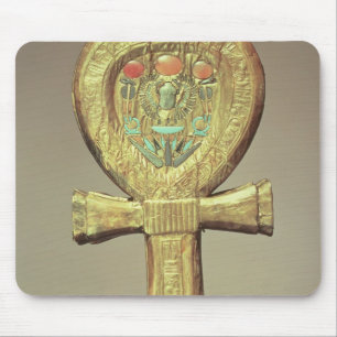Mirror case in the form of an ankh mouse pad