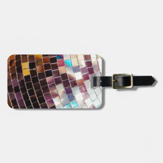 Mirror Disco Ball Luggage Tag
