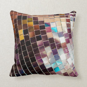 Mirror Disco Ball Throw Pillow
