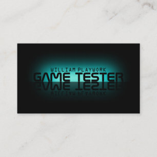 Mirror effect modern futuristic  business card