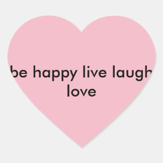 mirror heart sticker