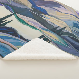 Mirror Lake   Franklin Carmichael   Sherpa Blanket