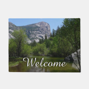 Mirror Lake I in Yosemite National Park Doormat