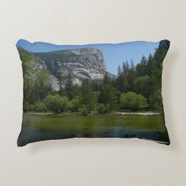 Mirror Lake II in Yosemite National Park Decorative Pillow (Front)