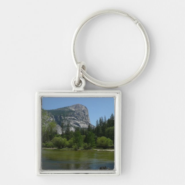 Mirror Lake II in Yosemite National Park Keychain (Front)