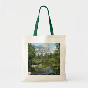 Mirror Lake View in Yosemite National Park Tote Bag