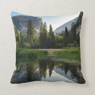 Mirror Lake, Yosemite Throw Pillow