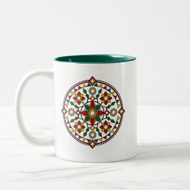 Mirror Mandala Mug (Left)