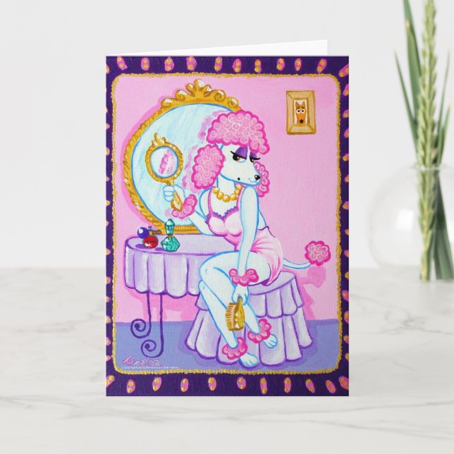 Mirror, Mirror on the wall greeting card (Front)