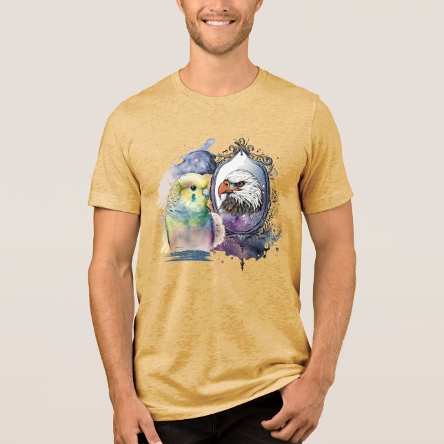 "Mirror, Mirror"   Tri-Blend Shirt (Front)